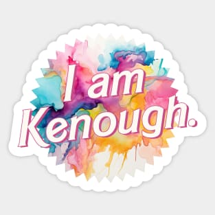 I am Kenough | Tie Dye Sticker